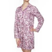 Damella Woven Viscose Nightshirt Rosa Mönstrad viskos Small Dam