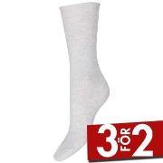 Decoy Strumpor Thin Comfort Top Socks Ljusgrå Strl 37/41 Dam