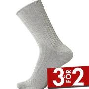 Egtved Strumpor Cotton No Elastic Socks Ljusgrå Strl 45/48 Herr