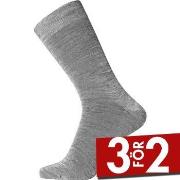 Egtved Strumpor Wool Twin Sock Ljusgrå Strl 40/45