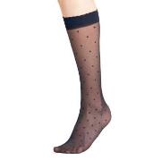 Falke Strumpor Women Seasonal Dot Knee High 15 Den Marin polyamid Strl...