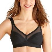 Swegmark BH Net Faitrade Cotton Soft Bra Svart ekologisk bomull B 80 D...