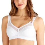 Swegmark BH Net Faitrade Cotton Soft Bra Vit ekologisk bomull C 80 Dam