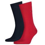 Tommy Hilfiger Strumpor 2P Men Classic Sock Blå/Röd Strl 39/42 Herr