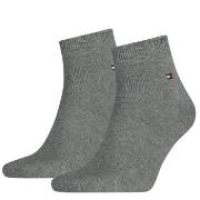 Tommy Hilfiger Strumpor 2P Men Quarter Sock Grå Strl 43/46 Herr