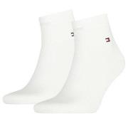 Tommy Hilfiger Strumpor 2P Men Quarter Sock Vit Strl 43/46 Herr