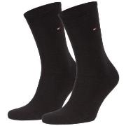 Tommy Hilfiger Strumpor 2P Women Classic Casual Socks Svart Strl 39/42...