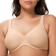 Triumph BH Modern Soft Cotton Underwire Bra Beige F 85 Dam