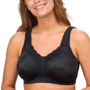 Trofe Linnea Prosthetic Wireless Bra BH Svart polyamid B 95 Dam