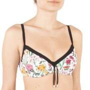 Chantelle Flowers Underwire Bikini Bra Vit m Blommor D 80 Dam