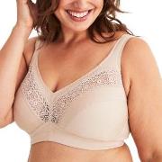 Swegmark BH Cotton Star Soft Bra Beige bomull B 80 Dam