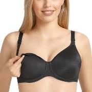 Anita BH Microfiber Underwire Nursing Bra Svart E 80 Dam