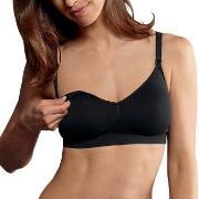 Anita BH Seamless Nursing Bra Svart nylon XX-Large Dam