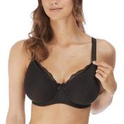 Freya BH Pure Underwire Moulded Nursing Bra Svart nylon E 85 Dam