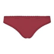 Calvin Klein Trosor Bottoms Up Refresh Thong Vinröd polyamid Large Dam