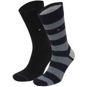 Tommy Hilfiger Strumpor 2P Men Rugby Sock Svart Strl 43/46 Herr