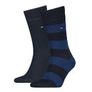 Tommy Hilfiger Strumpor 2P Men Rugby Sock Mörkblå Strl 39/42 Herr