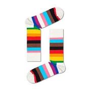 Happy socks Strumpor Pride Stripe Sock Vit Mönstrad bomull Strl 36/40