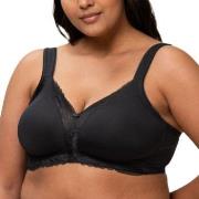 Triumph BH Modern Lace Cotton Soft Bra Svart C 75 Dam