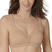 Triumph BH Modern Lace Cotton Soft Bra Beige E 85 Dam