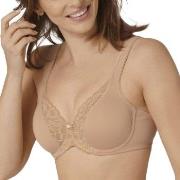 Triumph BH Modern Lace Cotton Underwire Bra Beige D 80 Dam