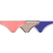 Calvin Klein Trosor 3P Bottoms Up Refresh Thongs Blå/Rosa nylon Large ...