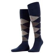 Burlington Strumpor Edinburgh Wool Knee High Sock Marin Strl 40/46