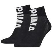 Puma Strumpor 2P Men Logo Quarter Socks Svart Strl 39/42 Herr