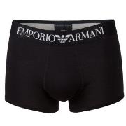 Armani Cotton Stretch Trunk Kalsonger Svart bomull Large Herr