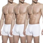 Bread and Boxers Boxer Briefs Kalsonger 3P Vit ekologisk bomull X-Larg...