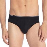 Calida Kalsonger Pure and Style Mini Brief Svart bomull X-Large Herr