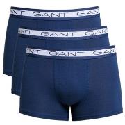 Gant Kalsonger 3P Basic Cotton Trunks Marin bomull XX-Large Herr