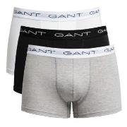 Gant Kalsonger 6P Essential Basic CS Trunks Grå/Svart bomull 3XL Herr