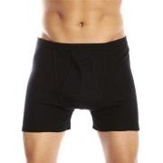 JBS Kalsonger Basic Fly Boxer Svart bomull Small Herr