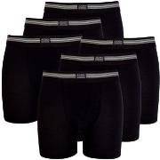 Jockey Kalsonger 6P Cotton Stretch Boxer Trunk Svart bomull Large Herr