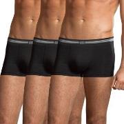 Jockey Kalsonger 3P Cotton Stretch Short Trunk Svart bomull XX-Large H...