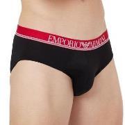 Emporio Armani Kalsonger Mesh Microfiber Brief Svart polyamid Small He...