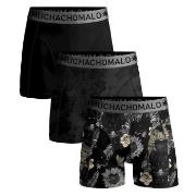 Muchachomalo Kalsonger 3P Cotton Stretch Panther Boxer Svart bomull X-...