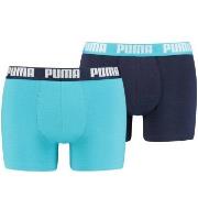 Puma Kalsonger 2P Basic Boxer Aqua bomull Medium Herr