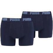 Puma Kalsonger 2P Basic Boxer Marin bomull Large Herr