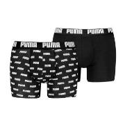 Puma Kalsonger 2P Everyday Aop Boxer Svart bomull Large Herr