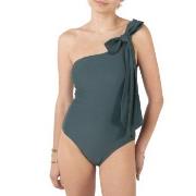 Missya Capri One Shoulder Swimsuit Mörkgrön 42 Dam