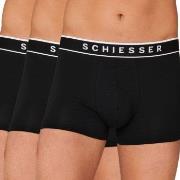 Schiesser Kalsonger 3P 95-5 Organic Cotton Rio Boxer Helsvart Small He...