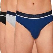 Schiesser Kalsonger 3P 95-5 Organic Cotton Rio Brief Blå/Grå bomull X-...