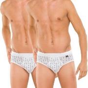 Schiesser Kalsonger 2P Essentials Sport Briefs With Fly 3XL Vit bomull...