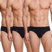 Schiesser Kalsonger 3P Essentials Super Mini Briefs Svart bomull X-Lar...