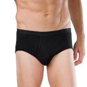 Schiesser Kalsonger Original Classics Fine Rib Sport Brief Svart bomul...