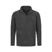 Stedman Active Fleece Half-Zip For Men Grå polyester Small Herr