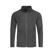 Stedman Active Fleece Jacket For Men Grå polyester X-Large Herr