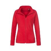 Stedman Active Fleece Jacket For Women Röd polyester Medium Dam